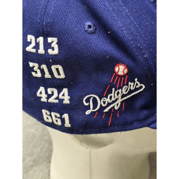 New Era Los Angeles Dodgers Fitted Hat 7 3/8 City Of Los Angeles Themed Blue - Picture 11 of 14